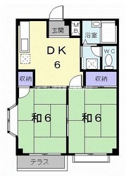 エルディム笹沖の物件間取画像